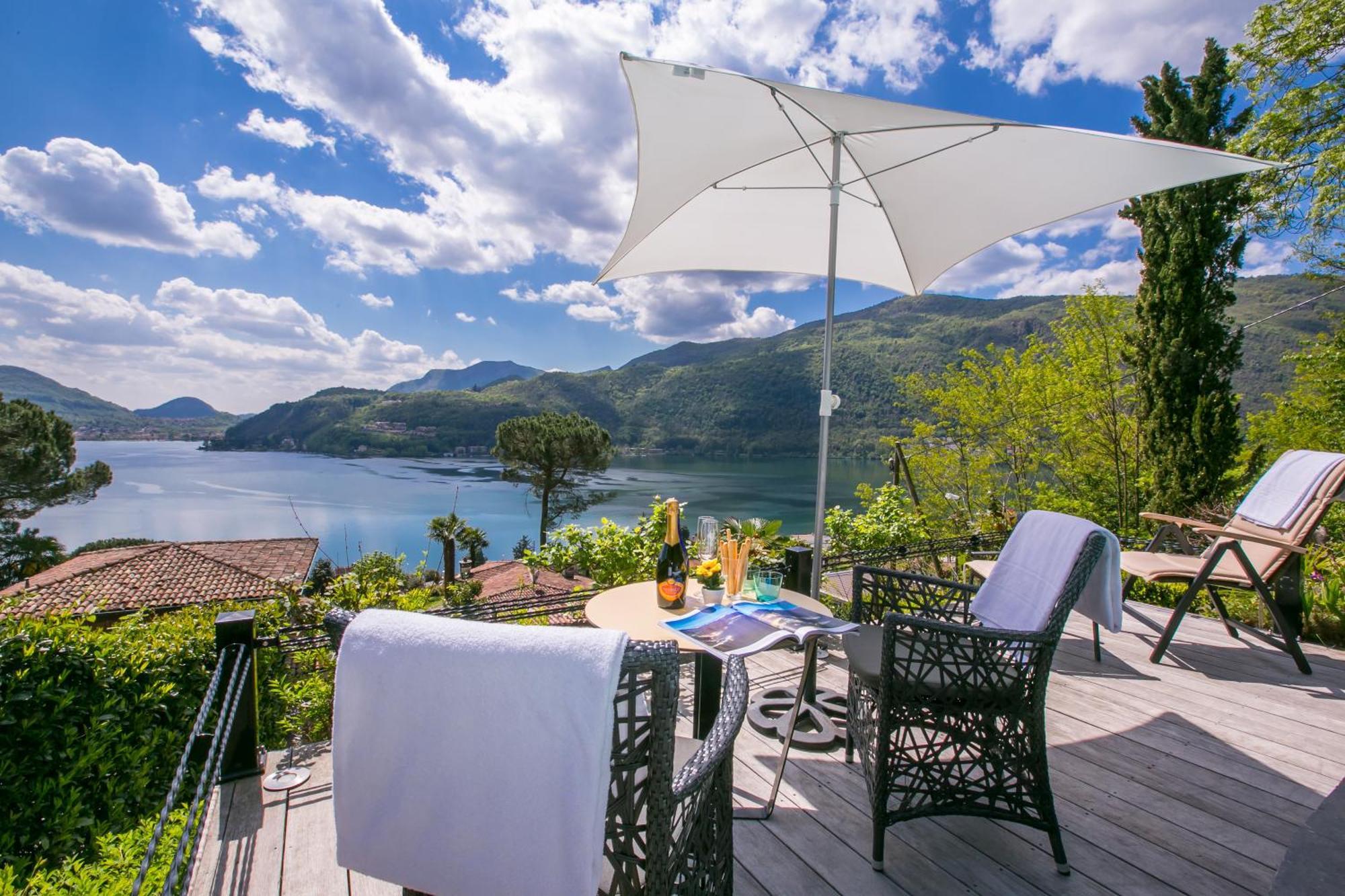 Morcote Magic View Villa Exterior foto