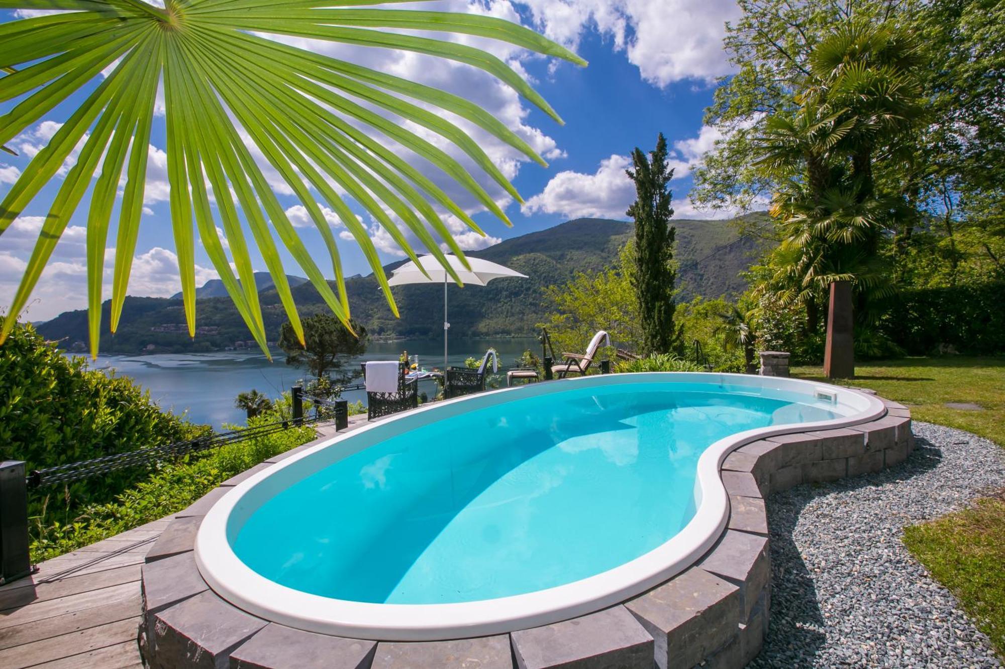 Morcote Magic View Villa Exterior foto